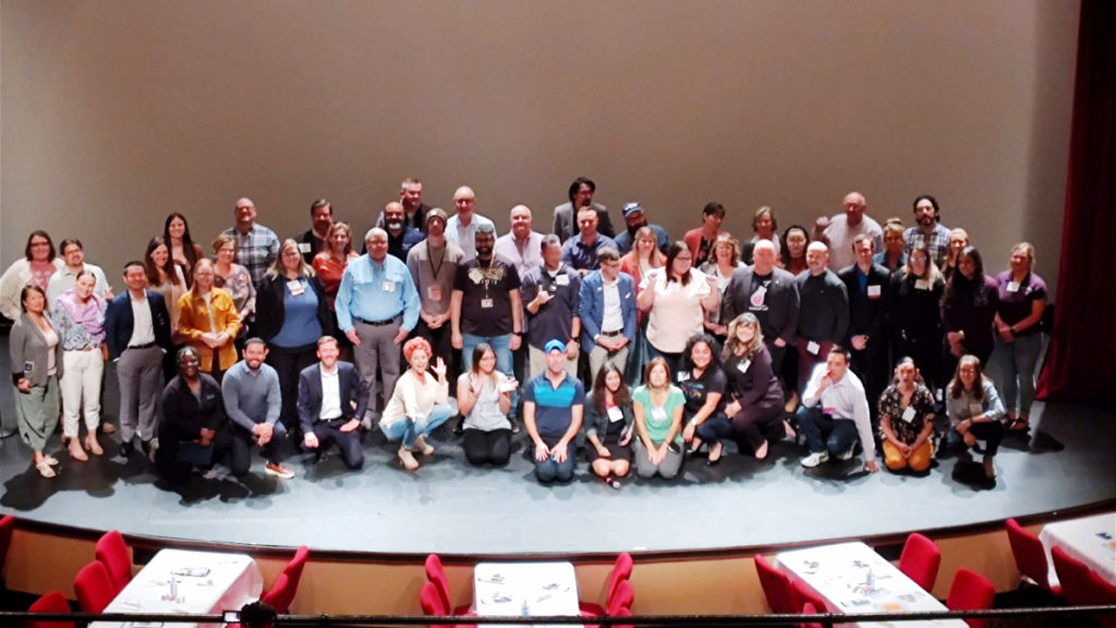 Attendees of the 2022 RuralRISE Summit in Emporia, Kansas.