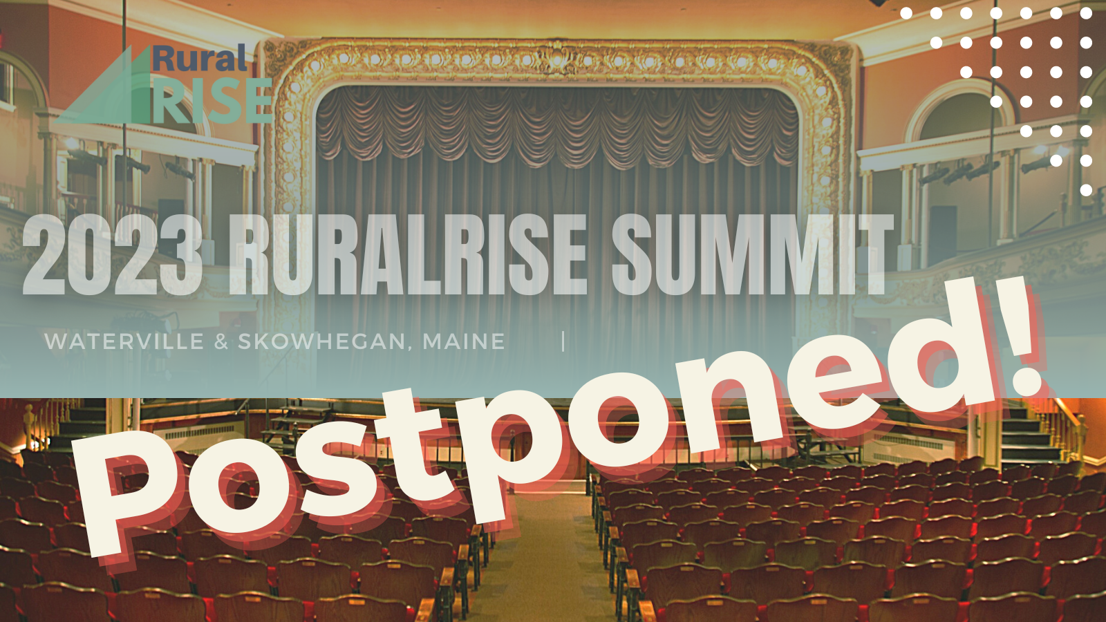 The 2023 RuralRISE Summit has been postponed. New dates will be announced soon.
