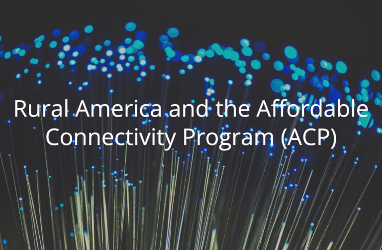 Rural America and the Affordable Connectivity Program (ACP)